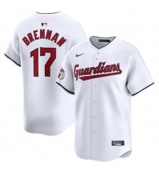 Will Brennan Cleveland Guardians Home Limited Player Jersey White Will Brennan Cleveland Guardians Home Limited Player Jersey White