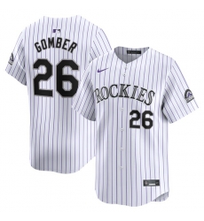 Austin Gomber Colorado Rockies Home Limited Player Jersey White