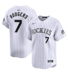 Brendan Rodgers Colorado Rockies Home Limited Player Jersey White