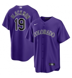 Charlie Blackmon Colorado Rockies Alternate Player Name Jersey Purple Charlie Blackmon Colorado Rockies Alternate Player Name Jersey Purple