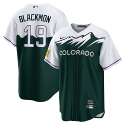 Charlie Blackmon Colorado Rockies City Connect Player Jersey White Forest Green
