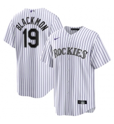 Charlie Blackmon Colorado Rockies Home Player Name Jersey White