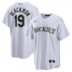 Charlie Blackmon Colorado Rockies Home Player Name Jersey White