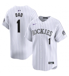 Colorado Rockies 1 Dad Home Limited Jersey Whitecolorado Rockies 1 Dad Home Limited Jersey