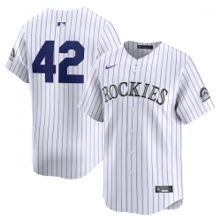 Colorado Rockies 2024 Jackie Robinson Day Home Limited Jersey White