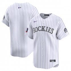 Colorado Rockies 2024 Mlb World Tour Mexico City Series Home Limited Jersey White