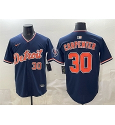 Detroit Tigers 30 Kerry Carpenter Navy 2026 Alternate Vapor Premier Limited Stitched Baseball Jersey