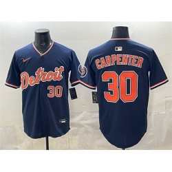 Detroit Tigers 30 Kerry Carpenter Navy 2026 Alternate Vapor Premier Limited Stitched Baseball Jersey