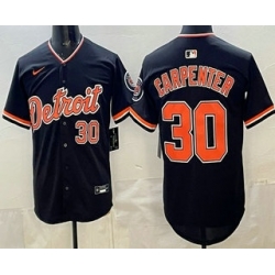 Detroit Tigers 30 Kerry Carpenter Navy Limited Jersey