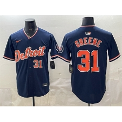 Detroit Tigers 31 Riley Greene Navy 2026 Alternate Vapor Premier Limited Stitched Baseball Jersey