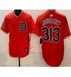 Detroit Tigers 313 Motor City Orange Limited Jersey