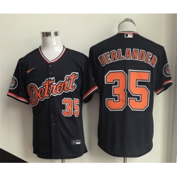Detroit Tigers 35 Justin Verlander Black 2026 Cool Base Stitched Baseball Jersey