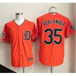 Detroit Tigers 35 Justin Verlander Orange 2026 Cool Base Stitched Baseball Jersey