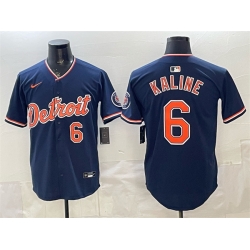 Detroit Tigers 6 Al Kaline Navy 2026 Alternate Vapor Premier Limited Stitched Baseball Jersey