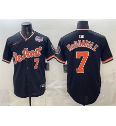 Detroit Tigers 7 Kevin McGonigle Black 2026 Alternate USA 250' Patch Vapor Premier Limited Stitched Baseball Jersey