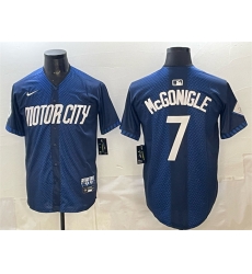 Detroit Tigers 7 Kevin McGonigle Navy City Connect Cool Base Limited Stitched Jersey