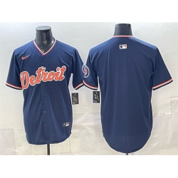 Detroit Tigers Blank Navy 2026 Alternate Vapor Premier Limited Stitched Baseball Jersey