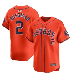 Alex Bregman Houston Astros Alternate Limited Player Jersey Orange Alex Bregman Houston Astros Alternate Limited Player Jersey Orange