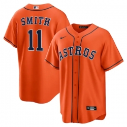 Cam Smith Houston Astros Alternate Jersey Orange White