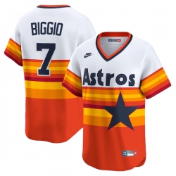 Craig Biggio Houston Astros Throwback Cooperstown Collection Limited Player Jersey White