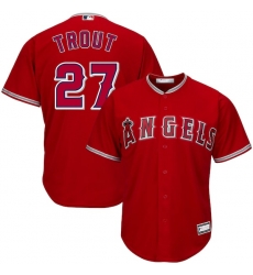 Mike Trout Los Angeles Angels Big Tall Player Jersey Red Mike Trout Los Angeles Angels Big Tall Player Jersey Red