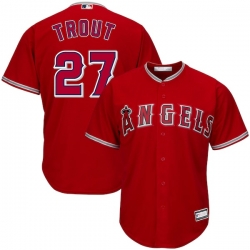 Mike Trout Los Angeles Angels Big Tall Player Jersey Red