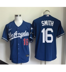 Los Angeles Dodgers 16 Will Smith Royal 2026 Stitched Baseball Jersey