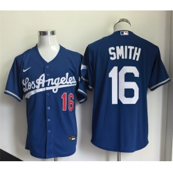 Los Angeles Dodgers 16 Will Smith Royal 2026 Stitched Baseball Jersey
