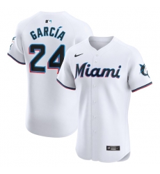 Avisail Garcia Miami Marlins Home Elite Player Jersey White Avisail Garcia Miami Marlins Home Elite Player Jersey White