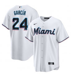 Avisail Garcia Miami Marlins Home Player Jersey White Avisail Garcia Miami Marlins Home Player Jersey White