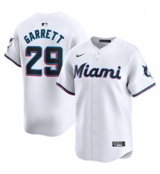 Braxton Garrett Miami Marlins Home Limited Player Jersey White Braxton Garrett Miami Marlins Home Limited Player Jersey White