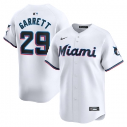 Braxton Garrett Miami Marlins Home Limited Player Jersey White