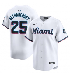 Christian Bethancourt Miami Marlins Home Limited Player Jersey White Christian Bethancourt Miami Marlins Home Limited Player Jersey White