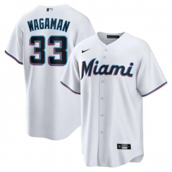 Eric Wagaman Miami Marlins Home Jersey White
