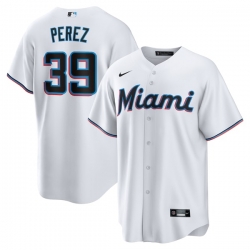 Eury Perez Miami Marlins Home Jersey White