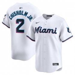 Jazz Chisholm Jr Miami Marlins Home Limited Player Jersey White