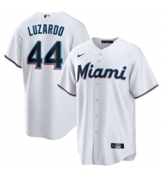 Jesus Luzardo Miami Marlins Home Player Jersey White Jesus Luzardo Miami Marlins Home Player Jersey White