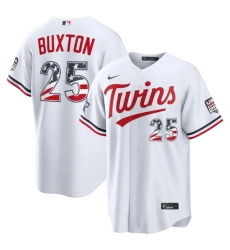 2026 All Star Edition Stars Stripes Minnesota Twins Byron Buxton White Stadium Jersey 2026 All Star Edition Stars Stripes Minnesota Twins Byron Buxton White Stadium Jersey