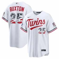 2026 All Star Edition Stars Stripes Minnesota Twins Byron Buxton White Stadium Jersey