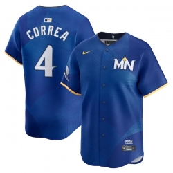 Carlos Correa Minnesota Twins 2024 City Connect Limited Jersey Royal