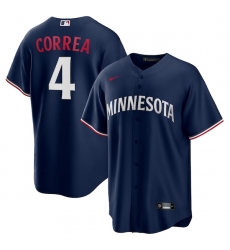 Carlos Correa Minnesota Twins Alternate Player Jersey Navy White Carlos Correa Minnesota Twins Alternate Player Jersey Navy White