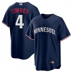 Carlos Correa Minnesota Twins Alternate Player Jersey Navy White