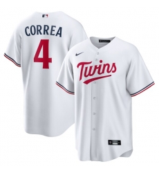 Carlos Correa Minnesota Twins Home Player Jersey White Navy Carlos Correa Minnesota Twins Home Player Jersey White Navy