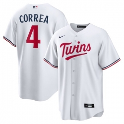 Carlos Correa Minnesota Twins Home Player Jersey White Navy