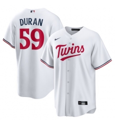 Jhoan Duran Minnesota Twins Home Jersey White Jhoan Duran Minnesota Twins Home Jersey White