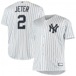 Derek Jeter New York Yankees Big Tall Player Jersey White