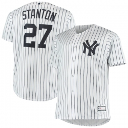 Giancarlo Stanton New York Yankees Big Tall Player Jersey White