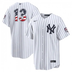 Jazz Chisholm Jr New York Yankees Usa 250 Fourth Of July Home Stadium Jersey White