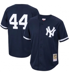 Reggie Jackson New York Yankees Mitchell Ness Cooperstown Collection Mesh Batting Practice Button Up Jersey Navy Reggie Jackson New York Yankees Mitchell Ness Cooperstown Collection Mesh Batting Practice Button Up Jersey Navy