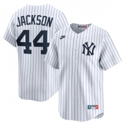 Reggie Jackson New York Yankees Throwback Cooperstown Collection Limited Jersey White